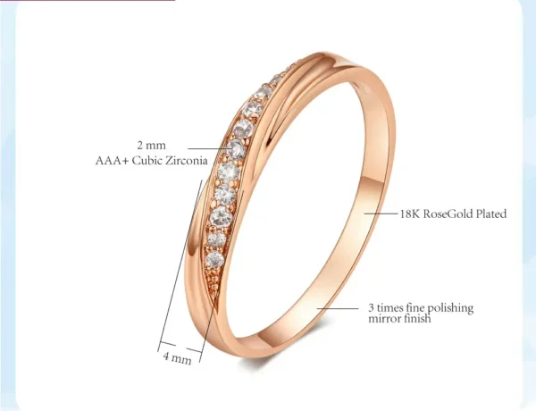 Elegant Gold Wedding Ring with a crystal centerpiece on a polished band—perfect for weddings, engagements, or anniversaries