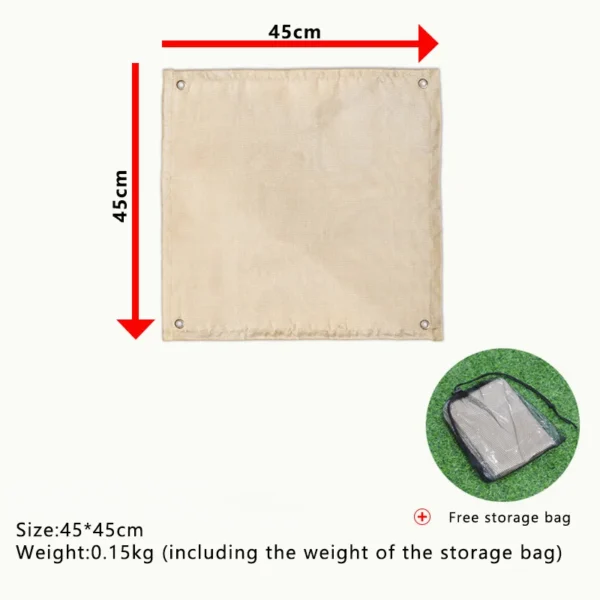 Fireproof Camping Insulation Mat – Flame Retardant Glass Fiber Blanket for Outdoor Cooking and Picnics - Image 5