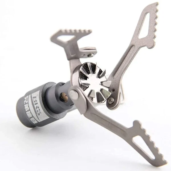 Portable Camping and Hiking Gas Burner 25g BRS-3000T Lightweight Titanium Gas Stove - Image 4