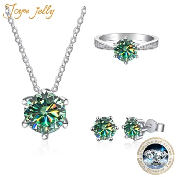 Moissanite Jewelry Set