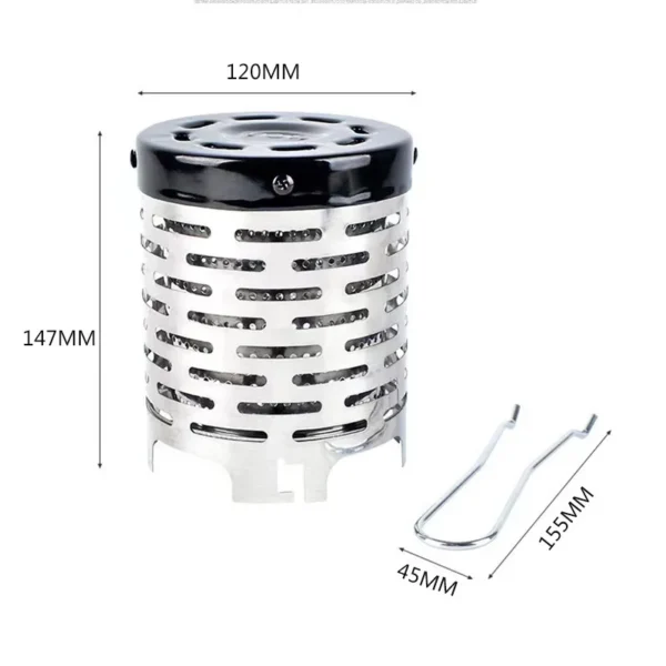 Mini Gas Heater Stove - Wear-Resistant Portable Outdoor Camping Steel Warmer - Image 5