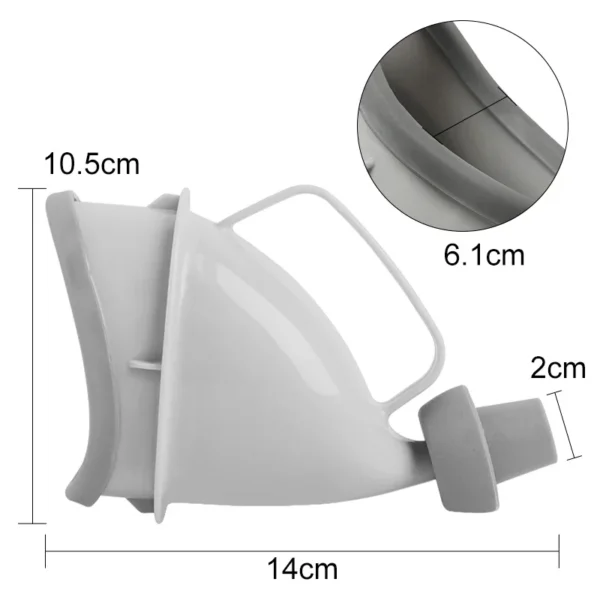 Unisex Portable Urinal Funnel – Camping, Hiking, Travel Urine Aid for Men, Women & Children - Image 6