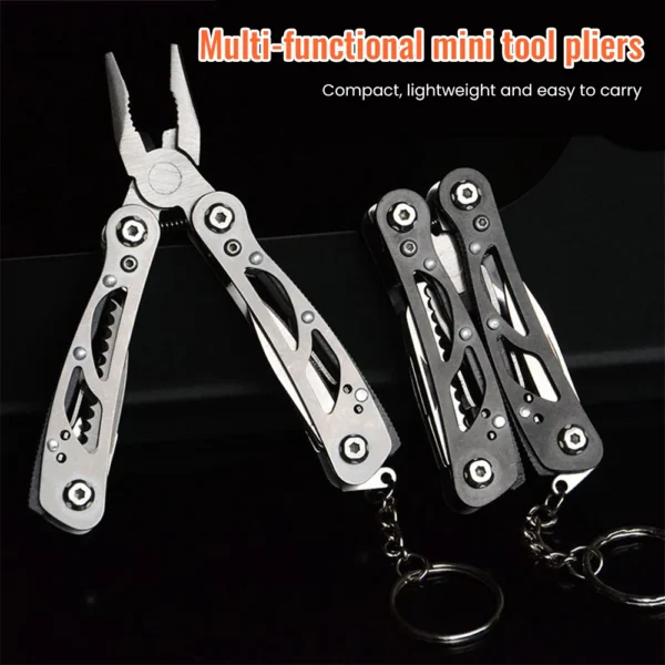 Stainless Steel Multi-tool Pliers – Portable Folding Knife and Pliers Combo for Outdoor and DIY Use - Image 3