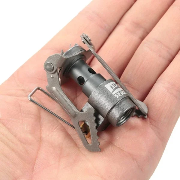 Portable Camping and Hiking Gas Burner 25g BRS-3000T Lightweight Titanium Gas Stove