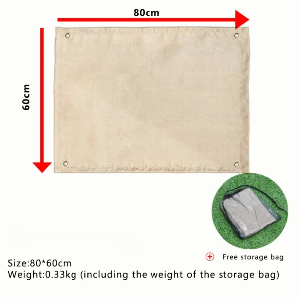 Fireproof Camping Insulation Mat – Flame Retardant Glass Fiber Blanket for Outdoor Cooking and Picnics - Image 6