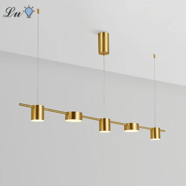 Enhance your interiors with the Modern LED Living Room Chandelier. A stylish Nordic-style ceiling light for living rooms, dining tables, and kitchens, featuring adjustable lighting modes and durable hardware-acrylic design