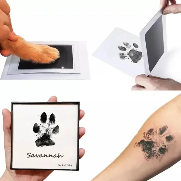 Inkless Baby Hand and Footprint Kit - Safe and Non-Toxic Keepsake for Newborns and Pets - Image 2