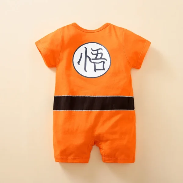 Anime-Inspired Baby Jumpsuit – Cotton Short Sleeve Romper for 0-18 Months - Image 2