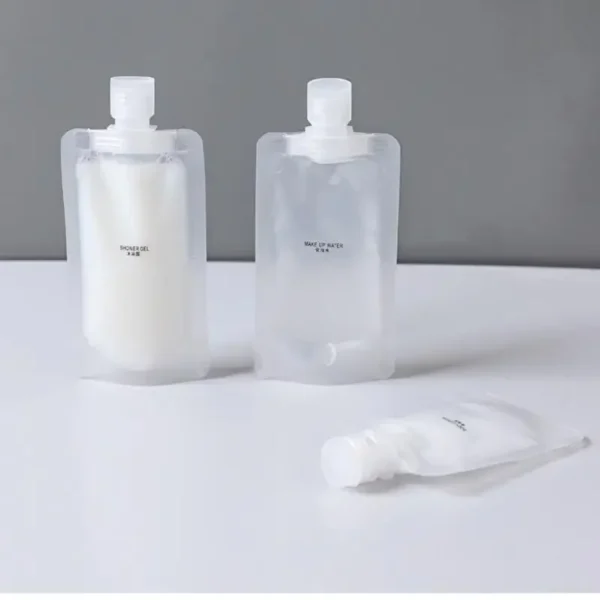 Leakproof Refillable Lotion Dispenser Bag – 30/50mL Reusable Travel Cosmetic Pouches - Image 2