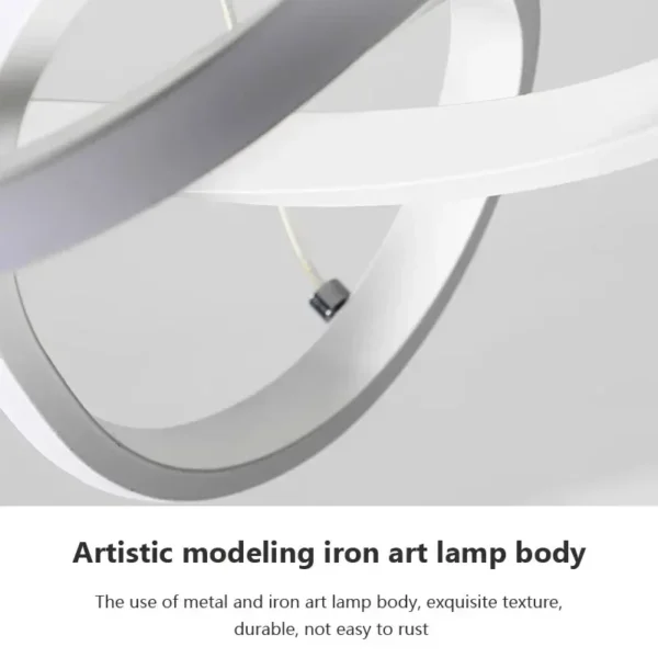 Nordic LED Pendant Lamp – Modern Ceiling Light for Dining Room, Bedroom, and Living Room - Image 5