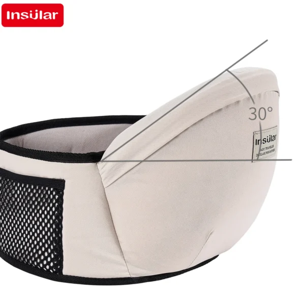 Adjustable Baby Carrier Waist Stool – Ergonomic Hipseat for Infants and Toddlers - Image 5