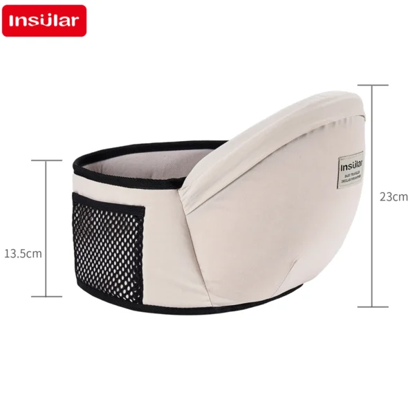 Adjustable Baby Carrier Waist Stool – Ergonomic Hipseat for Infants and Toddlers - Image 6