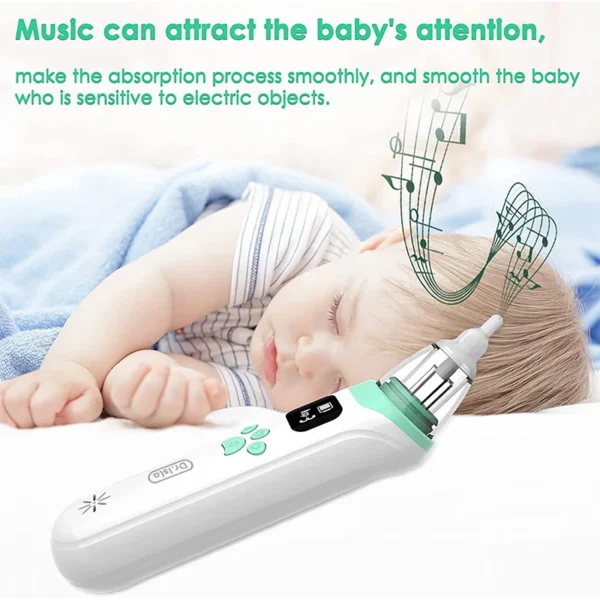 Dr.Isla U90 Baby Nose Cleaner – Electric Silicone Nasal Aspirator with Adjustable Suction - Image 3