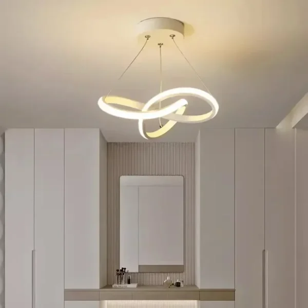Nordic LED Pendant Lamp – Modern Ceiling Light for Dining Room, Bedroom, and Living Room - Image 2