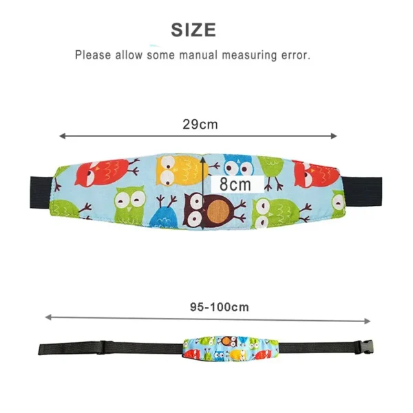 Adjustable Baby Car Seat Head Support Belt – Neck Relief & Safety Pillow for Toddlers - Image 4
