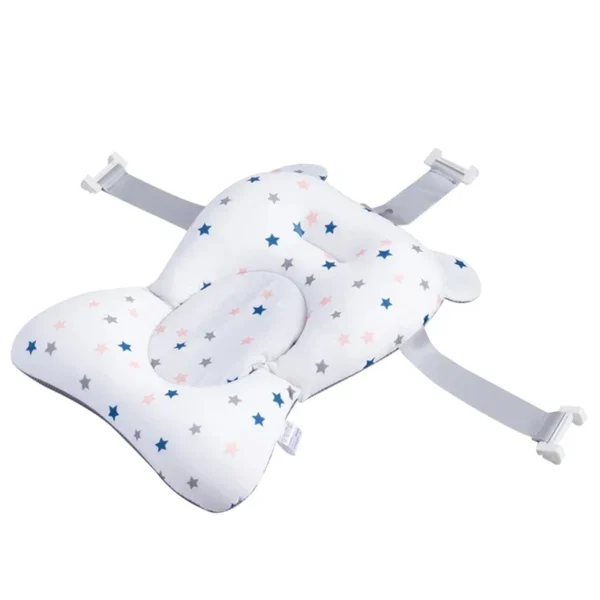 Baby Bath Seat Support Mat - Foldable Infant Bathtub Pad with Anti-Slip Soft Cushion - Image 6
