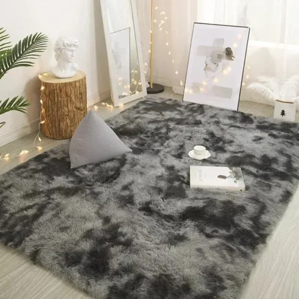 VIKAMA Silk Wool Rug – Anti-Slip Large Bedroom Carpet, Prayer & Living Room Rug for Home Décor - Image 2