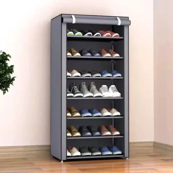 Dustproof Shoe Storage Rack Organizer Multilayer Nonwoven Shoes Storage Cabinet Home Hallway Space-saving Cabinets Shoe Shelf - Image 2