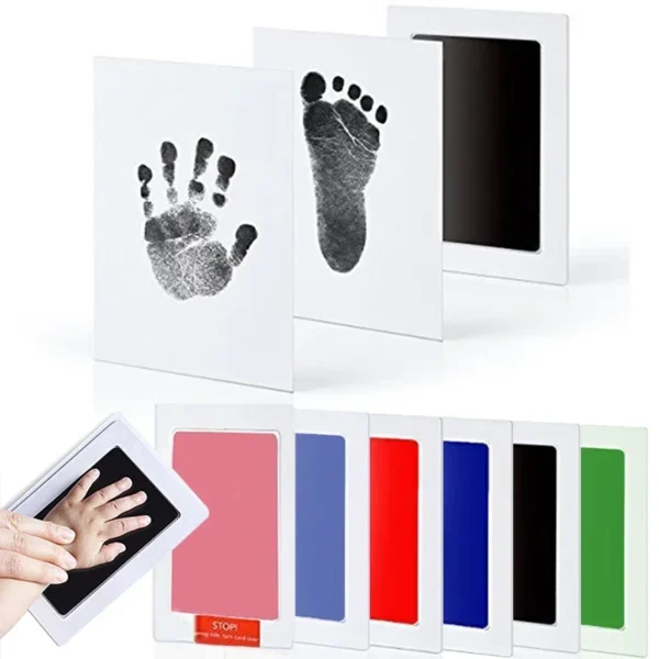 Inkless Baby Hand and Footprint Kit - Safe and Non-Toxic Keepsake for Newborns and Pets - Image 3