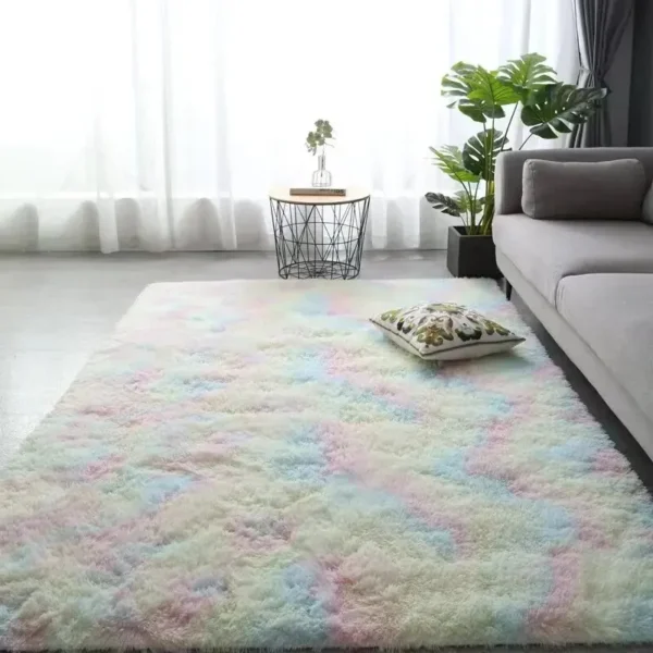 VIKAMA Silk Wool Rug – Anti-Slip Large Bedroom Carpet, Prayer & Living Room Rug for Home Décor - Image 5