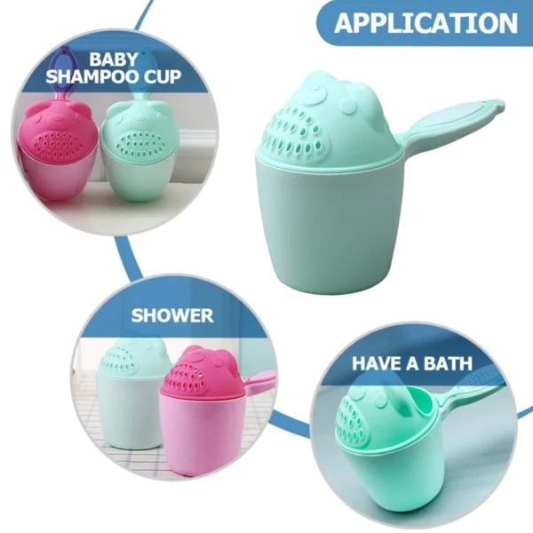 Baby Shampoo Rinser – Eye-Protecting Bath Rinse Cup for Babies - Image 4