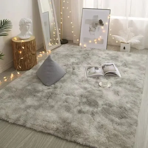 Enhance your home with the VIKAMA Silk Wool Rug, a soft, anti-slip, waterproof carpet for bedrooms, living rooms, and more. Machine washable and fade-resistant for lasting elegance.