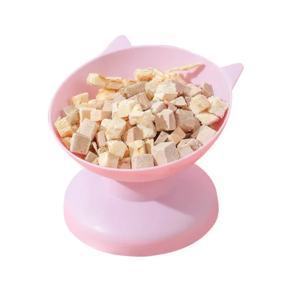 Tilted High-Base Pet Food & Water Bowl – Anti-Choking, Anti-Dumping Design for Dogs & Cats - Image 2