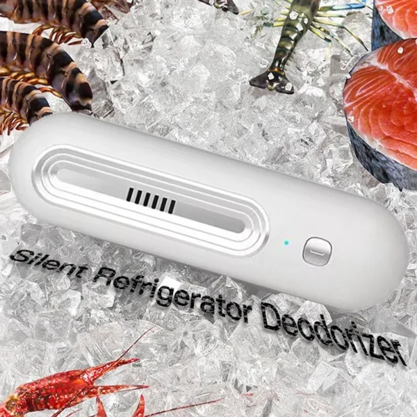 Refrigerator Deodorizer & Air Purifier – USB Rechargeable Food Shelf Life Extender, Removes Odors, Smoke, Pet & Toilet Smells - Image 2