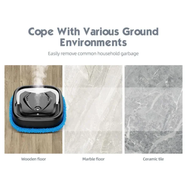 Home Smart Cleaning Robot Vacuum and Self-Charging Mop Combo – Pet Hair, USB Charging Port, Rotary Scrubbing, Wet & Dry Cloths - Image 3
