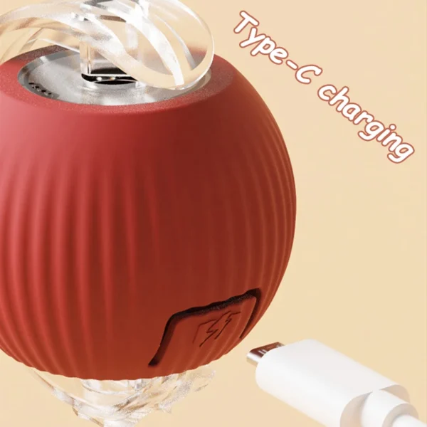 Interactive Smart Cat Ball – Electronic Cat Toy with Rechargeable Battery - Image 5