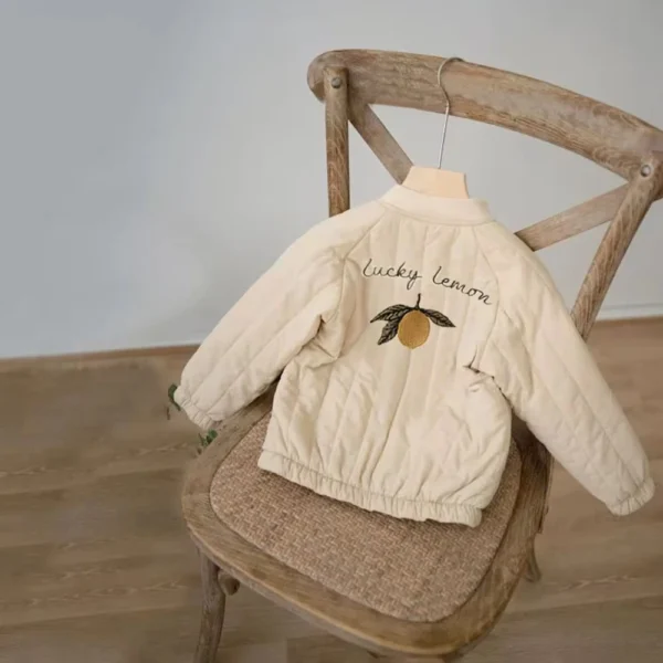Toddler Fleece Cotton Jackets – Winter Embroidered Kids Coats for Boys and Girls - Image 2
