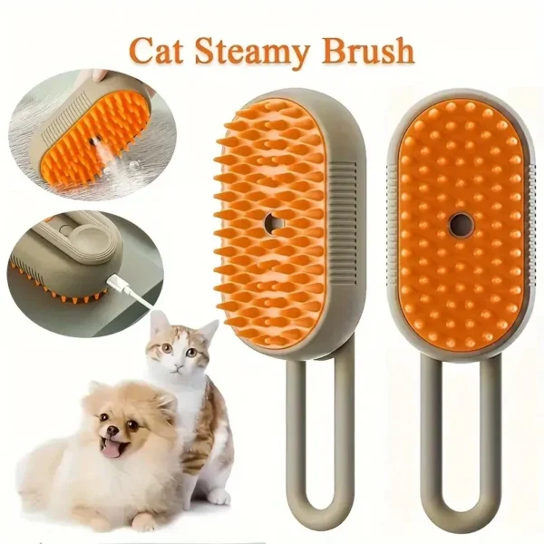 Pet Cleaning Spray Comb – Hair Removal Slicker Brush for Dogs & Cats - Image 4