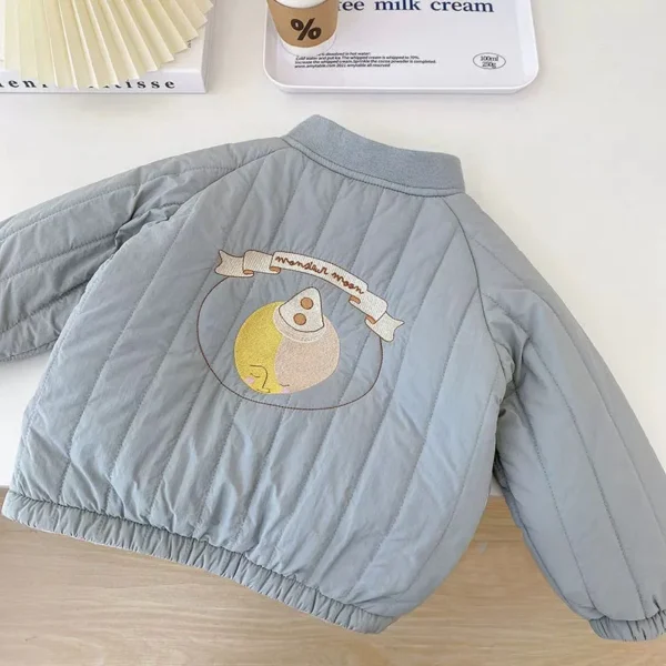 Toddler Fleece Cotton Jackets – Winter Embroidered Kids Coats for Boys and Girls - Image 5