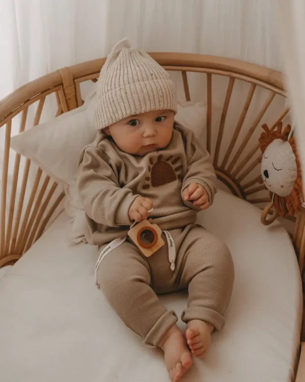 Autumn Baby boys & Girls' Cotton Coat Set – Casual Pullover with Full Sleeves - Image 5