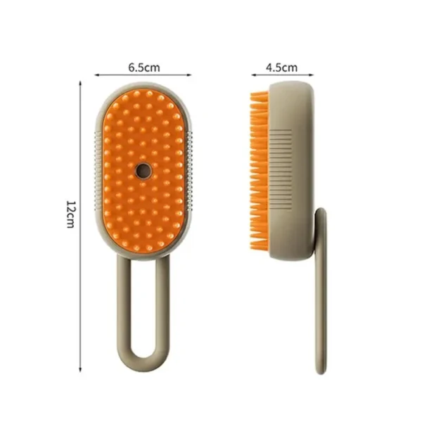 3-in-1 Steamy Electric Pet Grooming Brush – Massaging Dog & Cat Hair Steamer for Tangles and Loose Fur - Image 6