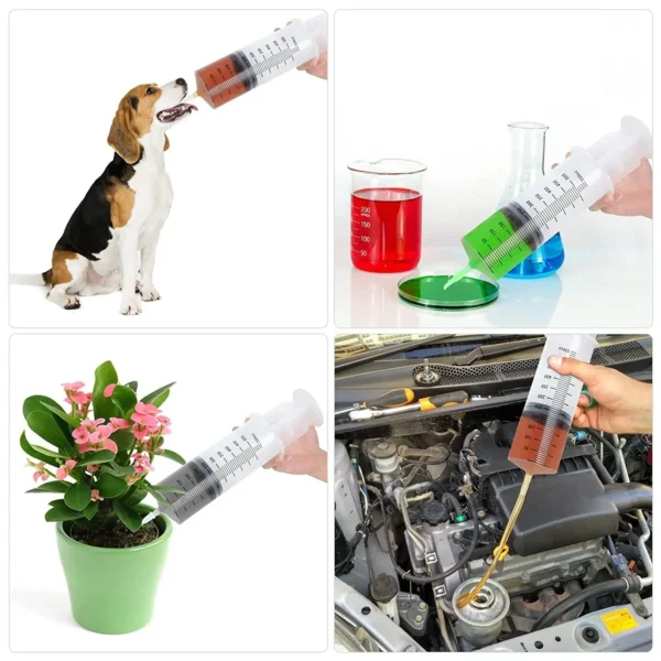 Multipurpose Nutrient Syringe with Tube Hose – Lab, Pet Feeding, Garden & Glue Dispensing Tool - Image 6