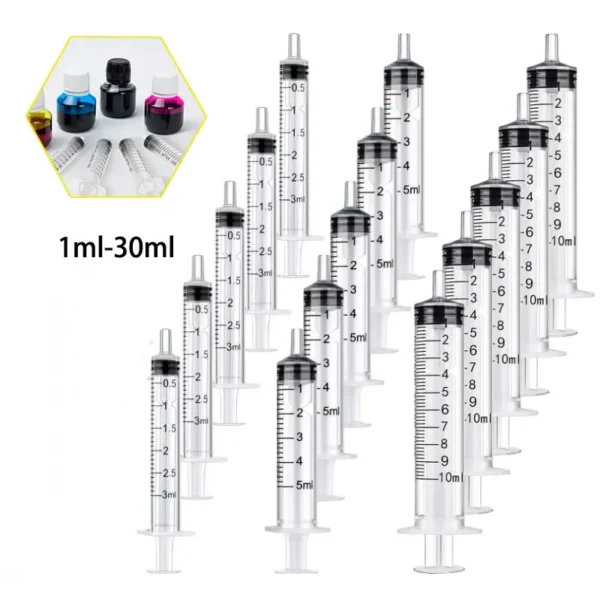 Shop Disposable Plastic Syringes Without Needle for pet feeding, gardening, kitchen, and lab use. Made of food-grade plastic, sterilized, and accurate. Versatile for measuring liquids and nutrients.