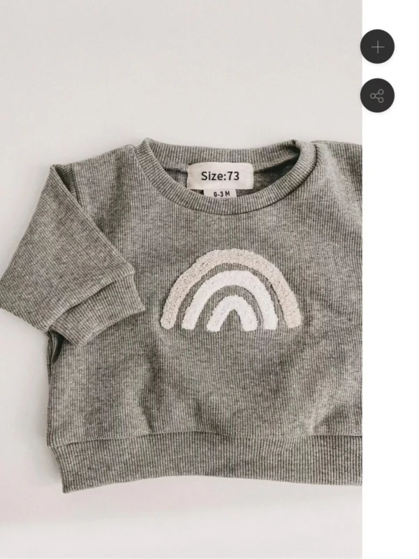 Autumn Baby boys & Girls' Cotton Coat Set – Casual Pullover with Full Sleeves - Image 3