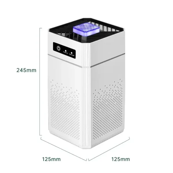 Negative Ion Air Purifier for Smoke & Odor Removal – Portable HEPA Filter Air Cleaner for Home, Car, Kitchen, and Room - Image 6