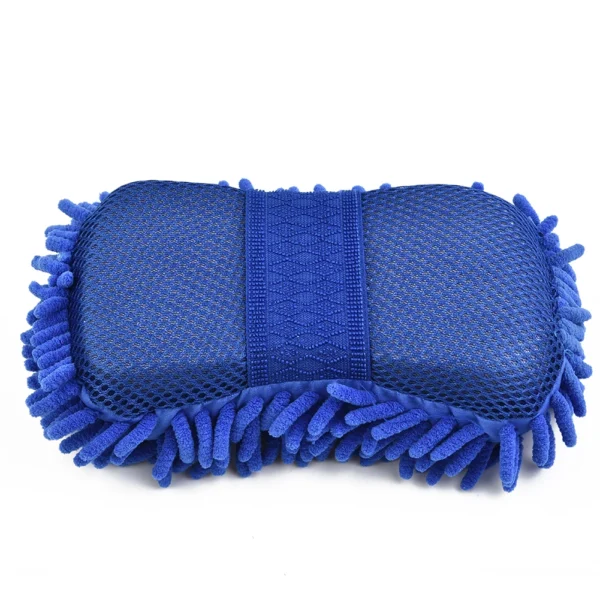 Ultra-Soft Microfiber Car Wash Sponge – Scratch-Free Chenille Cleaning Pad - Image 2