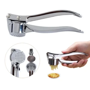 Experience effortless garlic preparation with the Premium Stainless Steel Garlic Press. Durable, ergonomic, and easy to clean, this tool saves time while enhancing flavor.