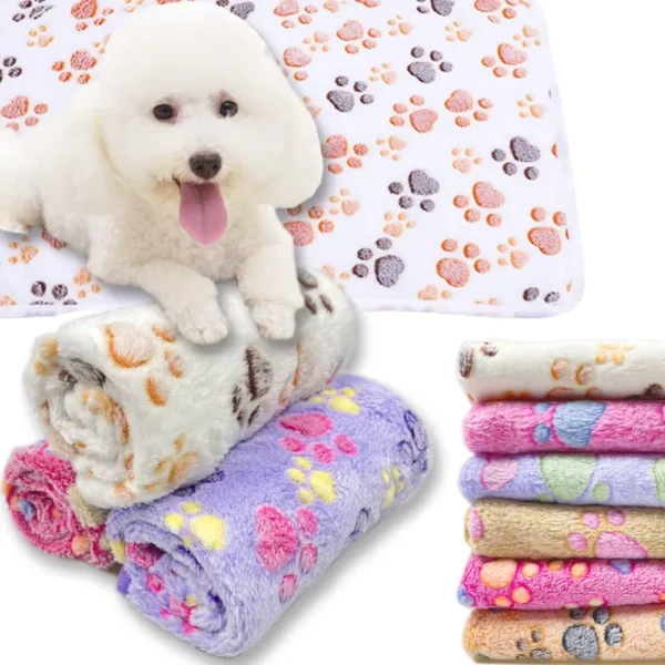 Shop the 40x60cm Coral Fleece Pet Blanket for winter warmth and comfort. Perfect for cats and small dogs, this breathable, hand-washable blanket protects furniture and adds style to your home.