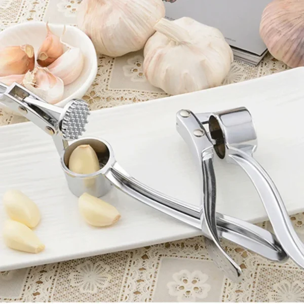 Premium Stainless Steel Garlic Press – Durable Manual Smasher & Mincer - Image 3