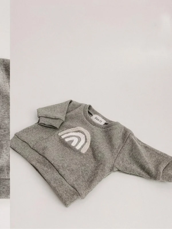 Autumn Baby boys & Girls' Cotton Coat Set – Casual Pullover with Full Sleeves - Image 4