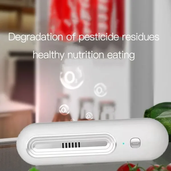 Refrigerator Deodorizer & Air Purifier – USB Rechargeable Food Shelf Life Extender, Removes Odors, Smoke, Pet & Toilet Smells - Image 4