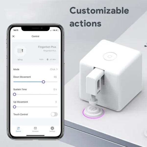 Tuya Zigbee Bluetooth Fingerbot Plus – Smart Button Pusher for Alexa, Google Home, and Smart Life - Image 2