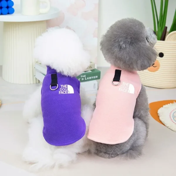 Warm Fleece Dog Sweater Coat – Autumn/Winter Vest for Small Dogs & Cats - Image 5