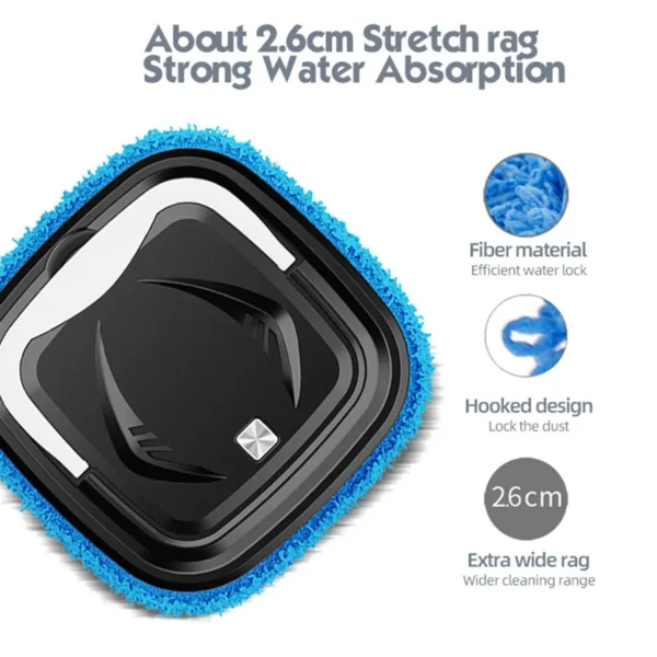 Home Smart Cleaning Robot Vacuum and Self-Charging Mop Combo – Pet Hair, USB Charging Port, Rotary Scrubbing, Wet & Dry Cloths - Image 6