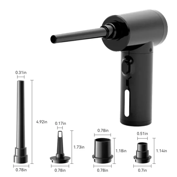 Xiaomi Wireless Air Duster – 50000 RPM USB Rechargeable Air Blower for Electronics Cleaning - Image 6