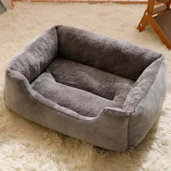 Cozy Plush Cat Bed – Comfortable & Breathable Pet Sleeping Cushion for Cats & Small Dogs - Image 5